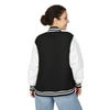 Letterman Jacket — Black & White Varsity Jacket with GN Logo