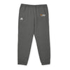 Adidas Fleece Joggers — Gray Logo Sweatpants