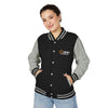 Letterman Jacket — Black & White Varsity Jacket with GN Logo