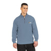 Quarter-Zip Sweatshirt — Small Chest Logo Pullover (Outdoor/Workwear)