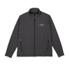 Embroidered Men's Soft Shell Jacket — Subtle Logo Chest Patch