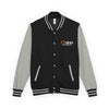 Letterman Jacket — Black & White Varsity Jacket with GN Logo