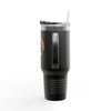 40oz Insulated Travel Mug — GMN Logo Stainless Steel Tumbler with Handle & Straw