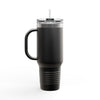 40oz Insulated Travel Mug — GMN Logo Stainless Steel Tumbler with Handle & Straw