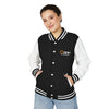 Letterman Jacket — Black & White Varsity Jacket with GN Logo