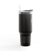 40oz Insulated Travel Mug — GMN Logo Stainless Steel Tumbler with Handle & Straw