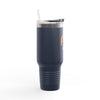 40oz Insulated Travel Mug — GMN Logo Stainless Steel Tumbler with Handle & Straw