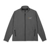 Embroidered Men's Soft Shell Jacket — Subtle Logo Chest Patch