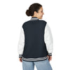Letterman Jacket — Black & White Varsity Jacket with GN Logo