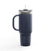40oz Insulated Travel Mug — GMN Logo Stainless Steel Tumbler with Handle & Straw
